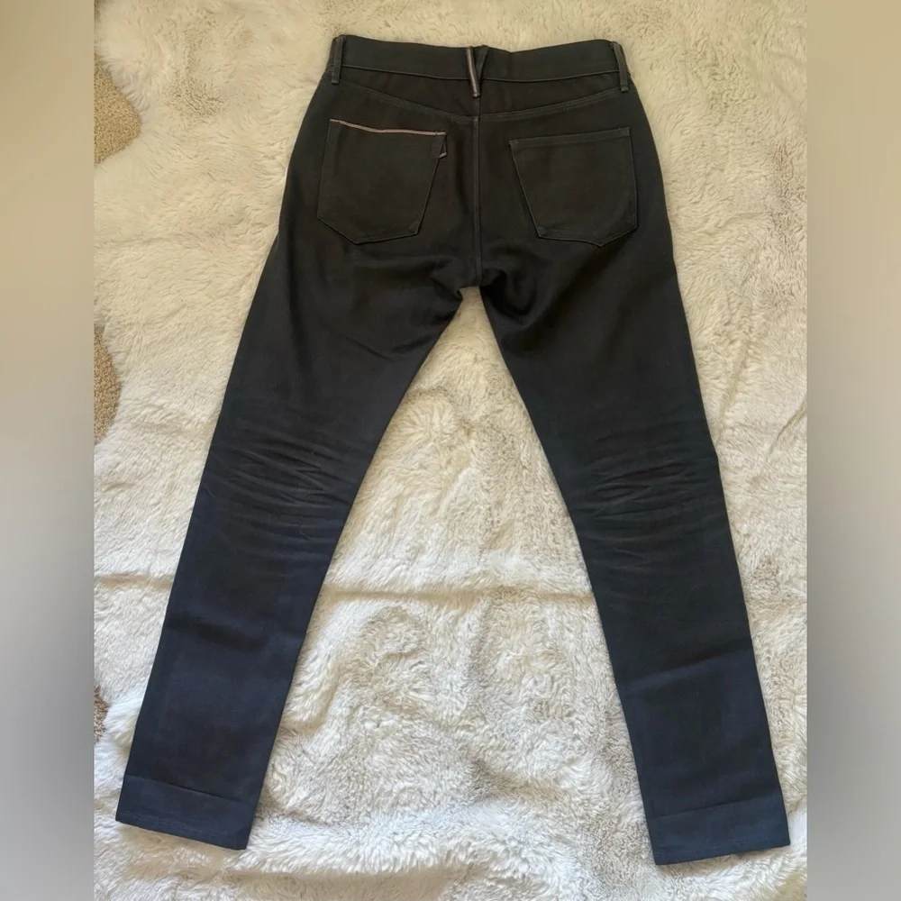 NWOT 3x1 NYC M5 Black Denim Selvedge Straight Fit Jeans Pants US 29